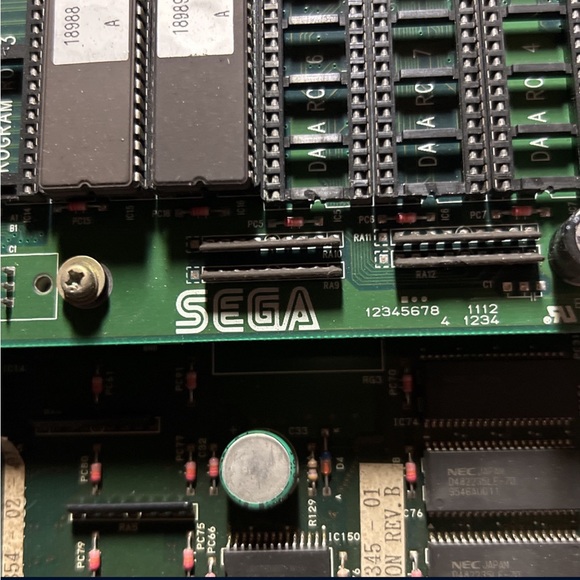 Sega GUNBLADE New York Model 2B Arcade Game PCB Board Cj - Picture 5 of 10